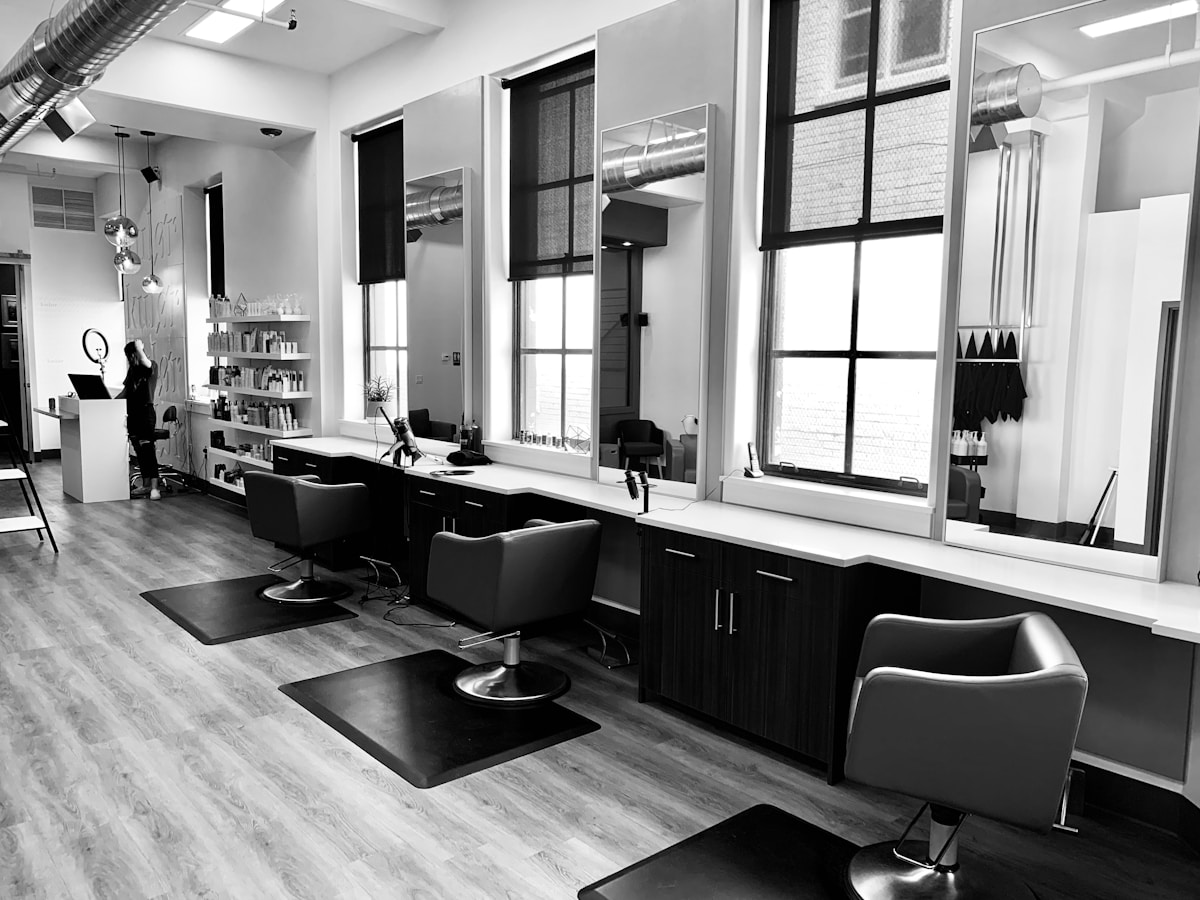 Modern kuaför salonu